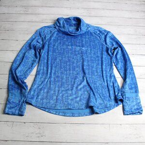 Exertek Women's Blue Activewear Top Size L Long Sleeve